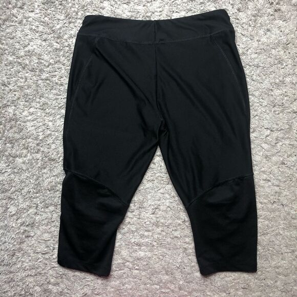 Avia black crop leggings with mesh details - Picture 4 of 4